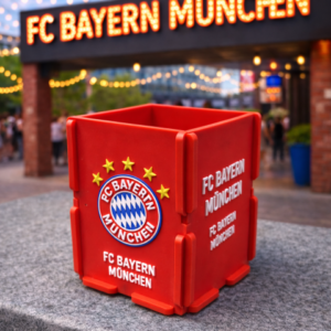 FC Bayern München Football Team PVC Square Pen Holder