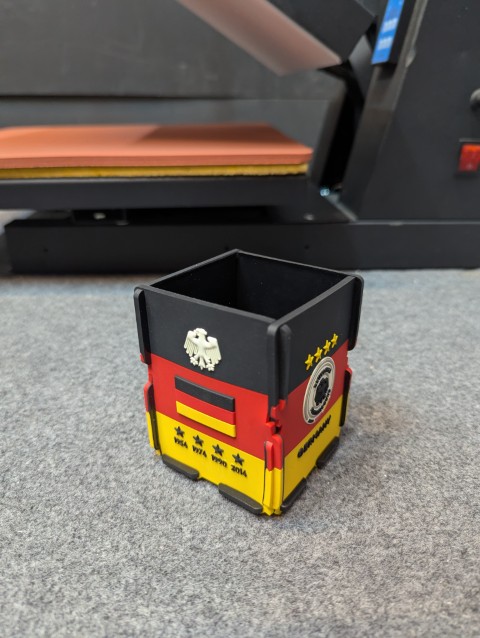 Germany Football Team PVC Square Pen Holder
