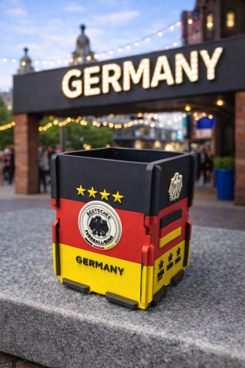 Germany Football Team PVC Square Pen Holder - Image 4