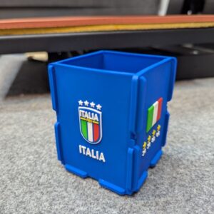 Italia Football Team PVC Square Pen Holder
