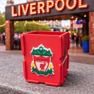Liverpool Football Team PVC Square Pen Holder