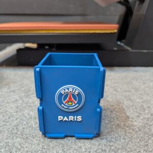 PSG Football Team PVC Square Pen Holder